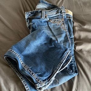 Silver Suki Jeans